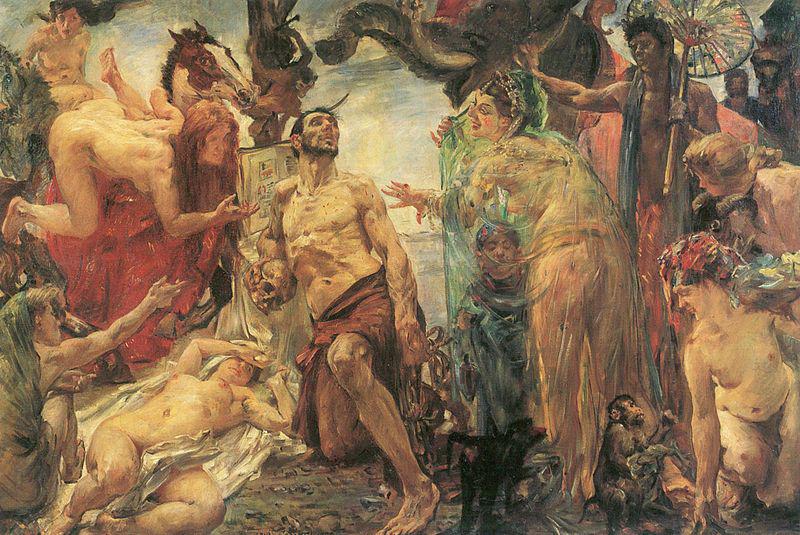 Lovis Corinth Versuchung des heiligen Antonius Sweden oil painting art